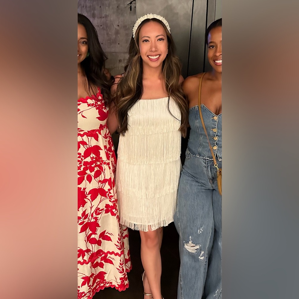 Abercrombie & Fitch Fringe Dress - Bachelorette Idea!